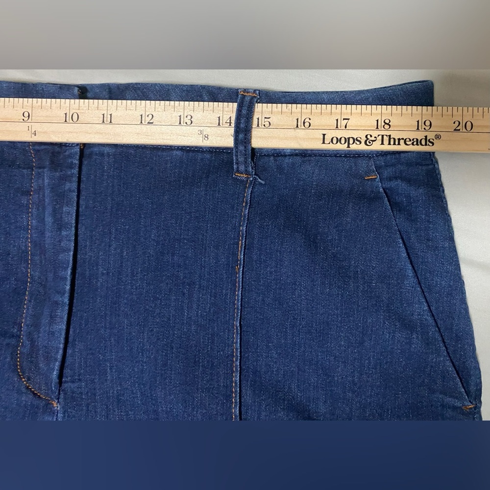 Nine West Jeans Women’s Size 18 Indigo Dark Wash Wide Leg Y2k Plus Size Denim - Picture 6 of 9